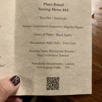 Plant-Based Tasting Menu  at natuRe waikiki in Honolulu