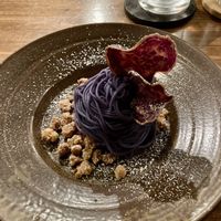 Sweet Potato Mont-Blanc  at natuRe waikiki in Honolulu