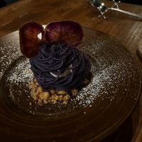 Local Sweet Potato Mont Blanc  at natuRe waikiki in Honolulu