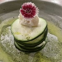 Zucchini, Macadamia Nut Ricotta and Sun-Dried Tomato  at natuRe waikiki in Honolulu