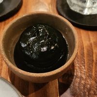 Black garlic sauce was very good. at natuRe waikiki in Honolulu