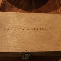 You know it's about be expensive when your bill comes in its own box. at natuRe waikiki in Honolulu