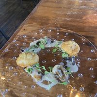 Mushroom dish from preset menu  at natuRe waikiki in Honolulu