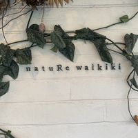 Sign   at natuRe waikiki in Honolulu