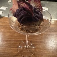 Purple Sweet Potato Mont Blanc  at natuRe waikiki in Honolulu