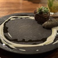 Lentil tofu steak and so much more! Wish able to describe this better. So wonderful !  at natuRe waikiki in Honolulu