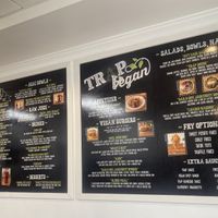 Menu  at Trap Vegan in Detroit