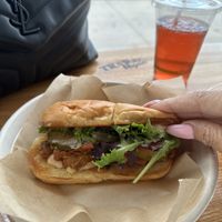 Friday Special ‼️ Chikun Sandwich .  at Trap Vegan in Detroit
