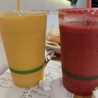 OG smoothie and Goji Berry smoothie   at Trap Vegan in Detroit