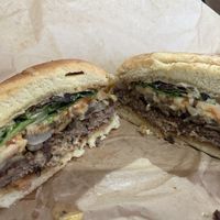 Soul Survivor Burger  at Trap Vegan in Detroit