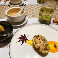 Degustation menu   at Tingxiyuan Vegetarian Life Beauty Tea House in Changsha