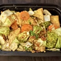 Tod Katiam (Garlic) with Tofu  at Pad Thai in Asheville