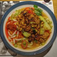 Teriyaki vegan 'chicken’ ramen (8/10) at Wagamama in Bolton