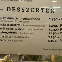 These are the cakes  at Vegan Garden Budapest in Budapest