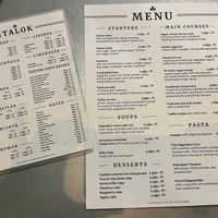 Menus  at Vegan Garden Budapest in Budapest
