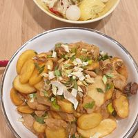 Vegan chicken Braslow style at Vegan Garden Budapest in Budapest