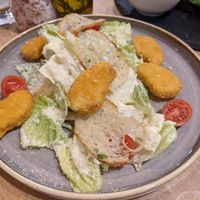 Caesar salad at Vegan Garden Budapest in Budapest