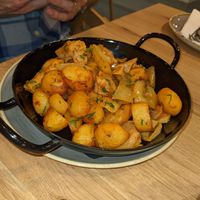 Brasov style vegan chicken at Vegan Garden Budapest in Budapest