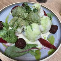 Cauliflower blossom   at Vegan Garden Budapest in Budapest