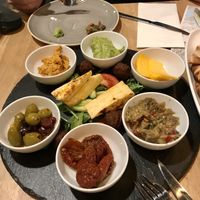 Sharing platter for starters 😋  at Vegan Garden Budapest in Budapest