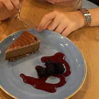 Tiramisu cake!  at Vegan Garden Budapest in Budapest