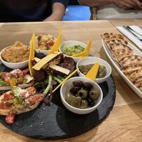 “Starter Plate for 2” - Flavorful, big, delicious!  at Vegan Garden Budapest in Budapest