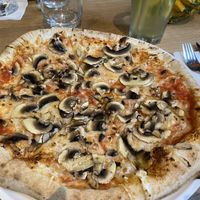Pizza Fughi  at Vegan Garden Budapest in Budapest