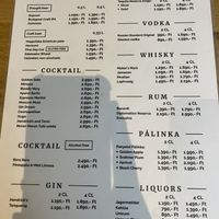 drinks  at Vegan Garden Budapest in Budapest