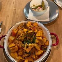 Gebratenes Brasov mit Soja Nuggets und Weißkraut  at Vegan Garden Budapest in Budapest