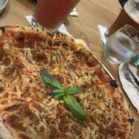Bolognese Pizza  at Vegan Garden Budapest in Budapest