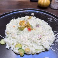 Courgettes risotto  at Vegan Garden Budapest in Budapest