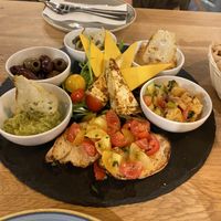 Starter sharing platter for 2  at Vegan Garden Budapest in Budapest