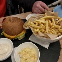Burger  at Vegan Garden Budapest in Budapest