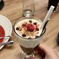 Hot chocolate   at Vegan Garden Budapest in Budapest