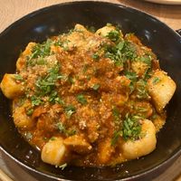 Gnocchi with tomato sauce and mushrooms   at Vegan Garden Budapest in Budapest
