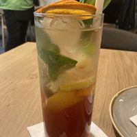 Strawberry basil lemonade   at Vegan Garden Budapest in Budapest