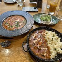 Goulash and paprikash  at Vegan Garden Budapest in Budapest