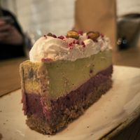 Mouse de pistacho at Vegan Garden Budapest in Budapest