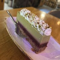 Pistachio mousse   at Vegan Garden Budapest in Budapest