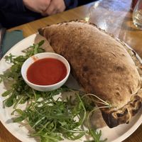 Vegan Calzonee  at Vegan Garden Budapest in Budapest