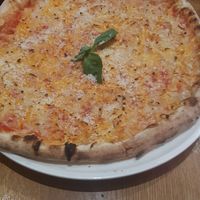4 formaggi pizza at Vegan Garden Budapest in Budapest
