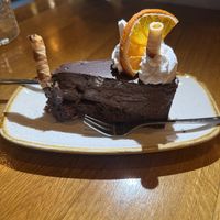 Chocolate orange cake   at Vegan Garden Budapest in Budapest