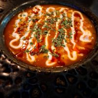 Hungarian Bean goulash  at Vegan Garden Budapest in Budapest