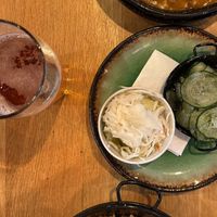 Vegan stew and mushroom paprikas, both not good.  at Vegan Garden Budapest in Budapest