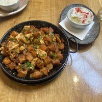 One of the Hungarian dishes - YUMMY  at Vegan Garden Budapest in Budapest