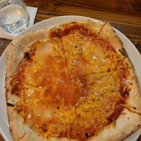 Pizza 4 formaggio, 11€ at Vegan Garden Budapest in Budapest
