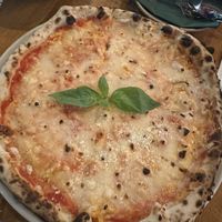 4 cheese pizza  at Vegan Garden Budapest in Budapest