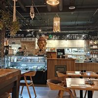 Interior at Vegan Garden Budapest in Budapest