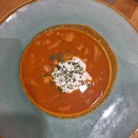 Goulash at Vegan Garden Budapest in Budapest