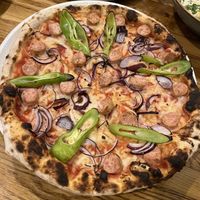 Pizza!  at Vegan Garden Budapest in Budapest